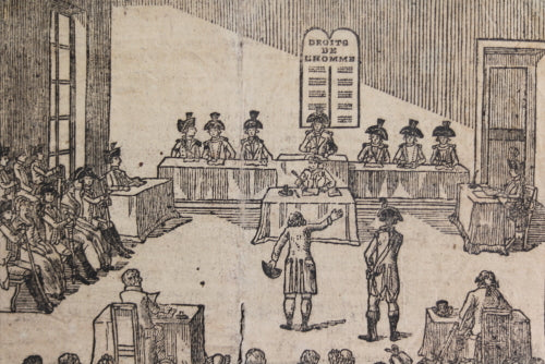 1799 compte rendu jugement par Conseil de Guerre 16 condamnés à mort