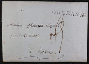 1801 lettre à M. Chauveau Lagarde Paris (avocat Marie Antoinette)