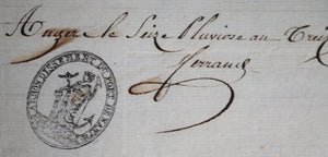 1804 extrait mortuaire pour marin en rade du Port-Royal Jamaique