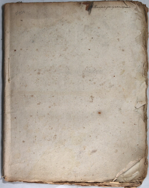 1806 pamphlet ‘Mémoire sur la Vaccine' Montpellier (France)