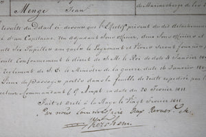 1811 Empire Revue de Départ, Bataillon des Pupilles, Hollande #1