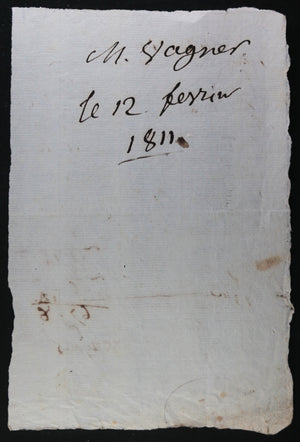 1811 Paris, lot de trois factures pour Monsieur D’Ars