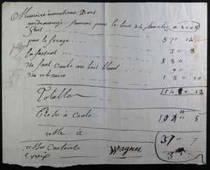 1811 Paris, lot de trois factures pour Monsieur D’Ars