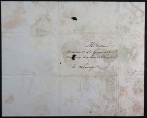 1813 1er Empire Limoges deux lettres sur Tixier conscrit militaire