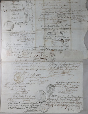 1813 Empire, passeport pour orfèvre, Castries à Bar-le-Duc 