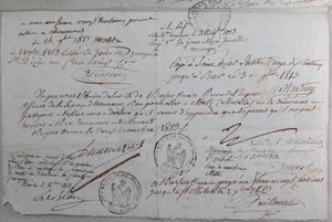1813 Empire, passeport pour orfèvre, Castries à Bar-le-Duc 