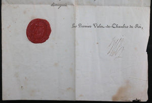 1814 Louis XVIII décoration du Lys pour M. Duvignaud, signé Hüe