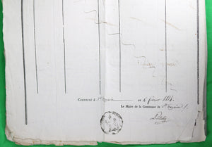 1814 - Etat Nominatif des Conscrits de 1815 Canton d’Ollioules (Var)