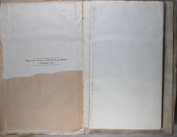 1817 Italian medical pamphlet, Monterossi 'Variety of folds in colon’