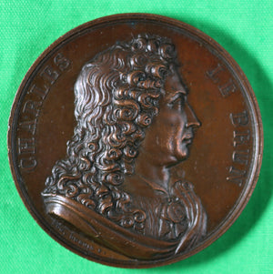 1818 Médaille commémorative de Charles Le Brun par Dubois
