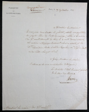 1820 Paris informaton accusé ‘Complot du Bazar français’ (Louis XVIII)