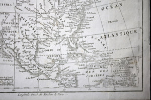 1823 map of North America (French)