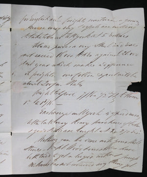 1825 New Orleans, to Boston merchant Silsby about ship to France