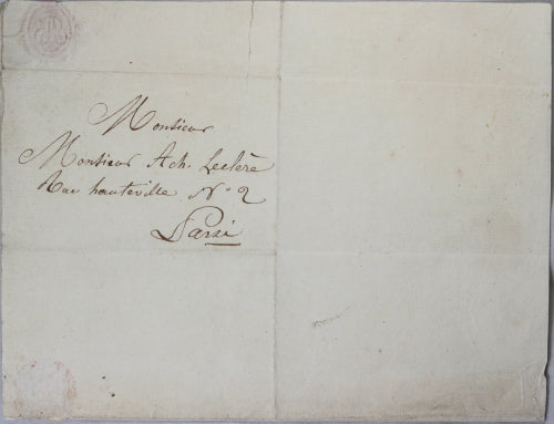 1831 Quatremère de Quincy, nomination Académie des Beaux-Arts (Paris)