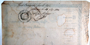 1833 passport pour un maître ramoneur, département Puy-de-Dôme