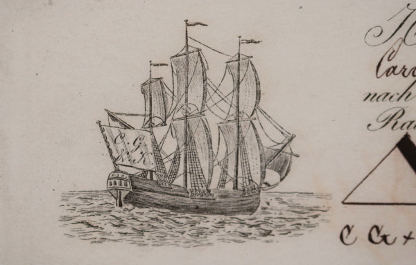 1834/45 Poland 6 illustrated maritime bills of lading transport wine 1834/45 Poland 6 illustrated maritime bills of lading transport wine