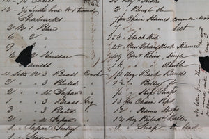 1838 New Orleans letter saddlery store to manufacturer Hartford Ct