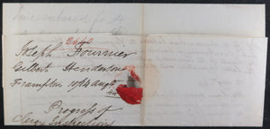 1844 Canada letter Quebec to Bouthillier Crown Lands Montreal