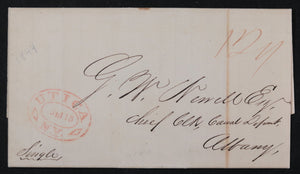 1844 Utica NY appointment as Toll Collector for Erie Canal