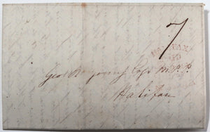 1845 Halifax N.S. political letter to George R. Young MPP from pastor