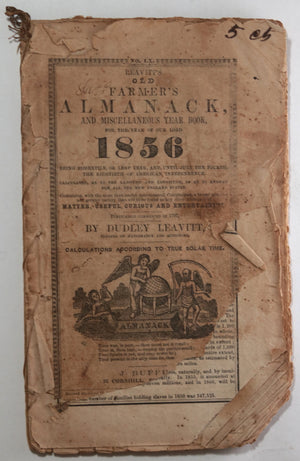 1856 USA Leavitt's Old Farmer's Almanack 