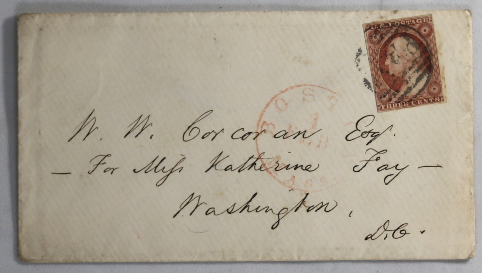 1857 personal letter from Edward Everett, famed politician and orator