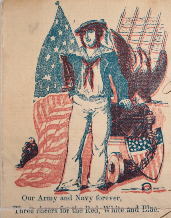 1862 Civil War patriotic Union soldier letter, Camp Dennison Ohio