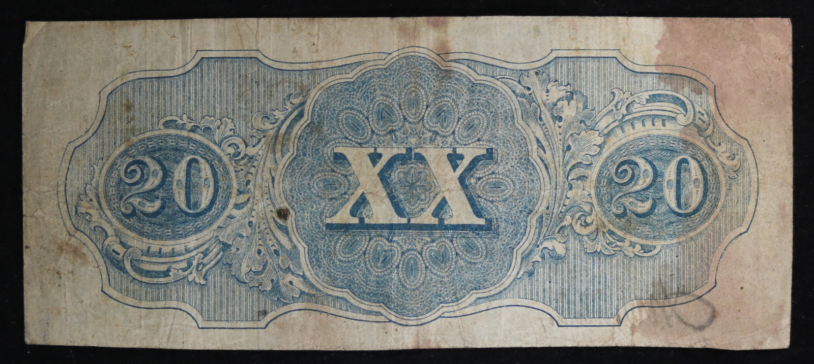 1863 Confederate States of America $20 Richmond Virginia