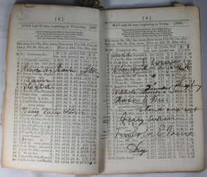 1863 New-England Almanac and Farmer’s Friend