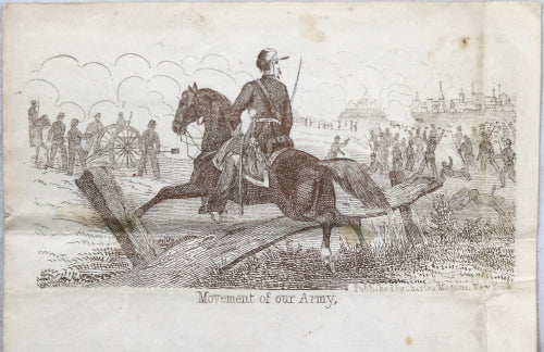 1864 Charles Magnus illustrated  ‘Army of Liberty’ song sheet