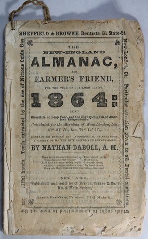 1864 New-England Almanac and Farmer’s Friend