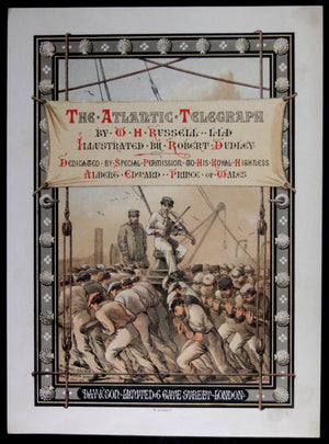 1865 set of 15 lithographs from “The Atlantic Telegraph” W.H. Russell