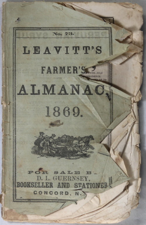 1869 Leavitt's Farmers Almanac (USA)