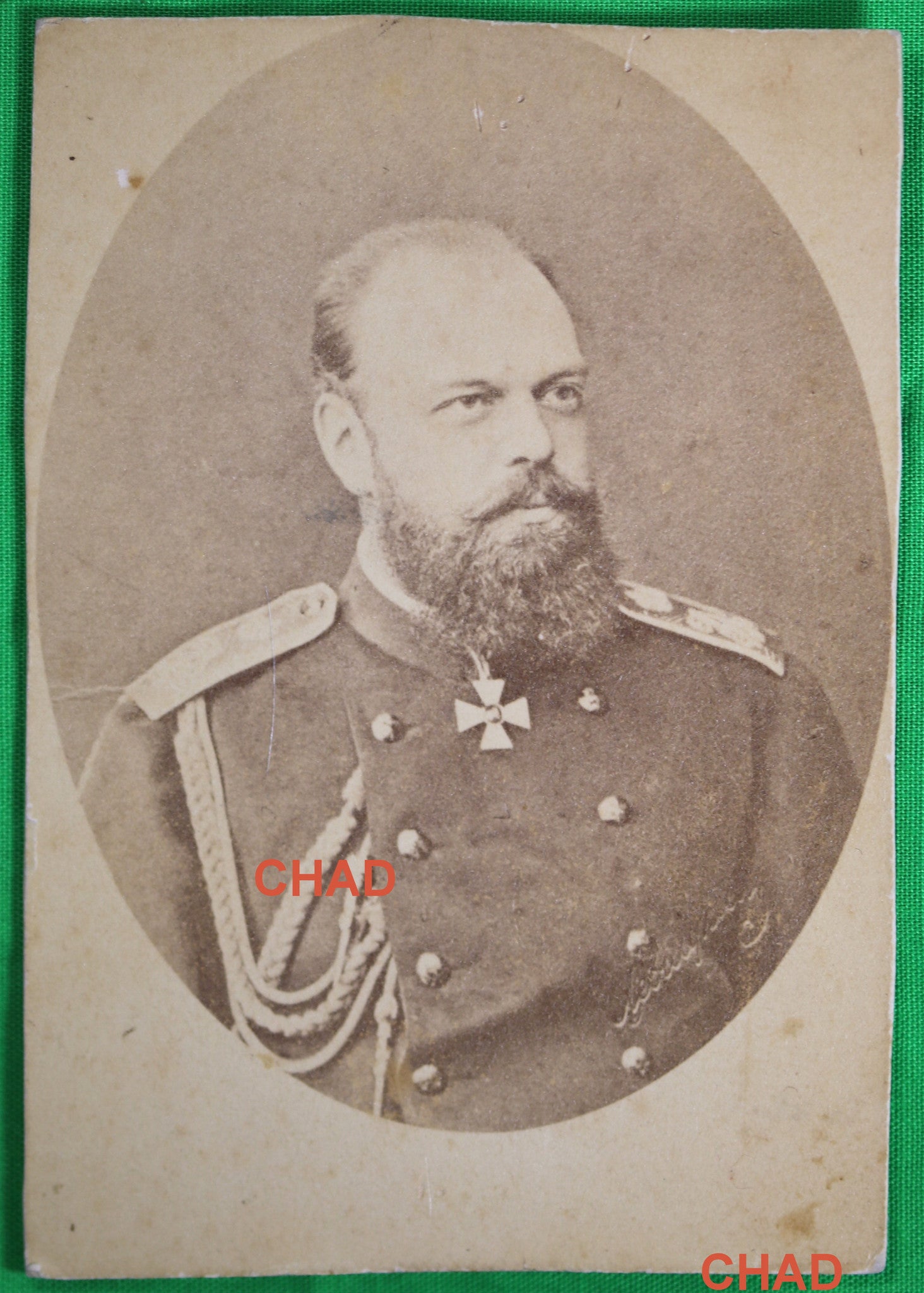 1885 photo Tsar ALEXANDRE III Russie Impérial