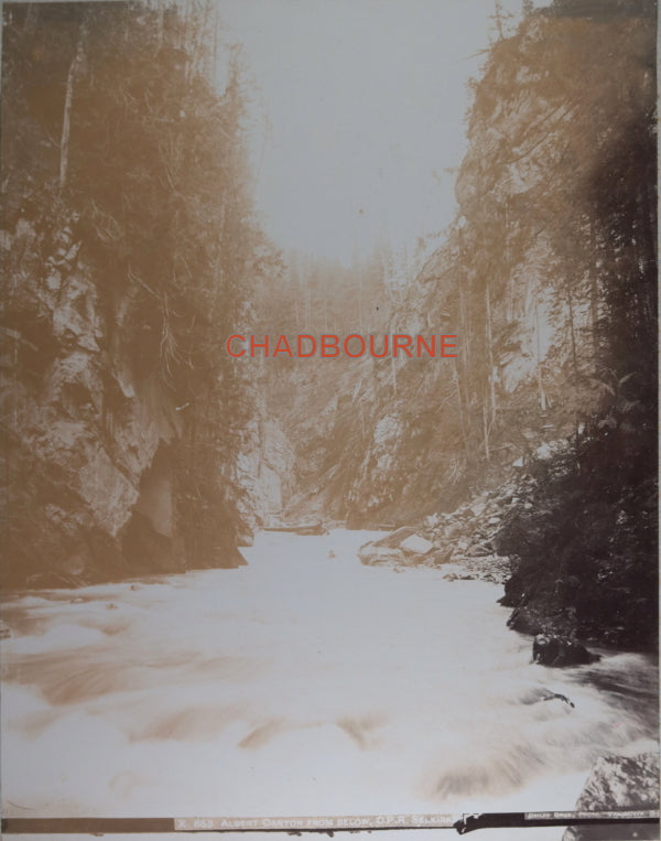 1890s Bailey Bros. photo of Albert Canyon CPR British Columbia (Canada)