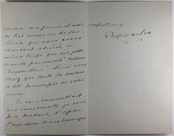 1893 Paris letter British Ambassador Marquess Dufferin, Pierre Loti