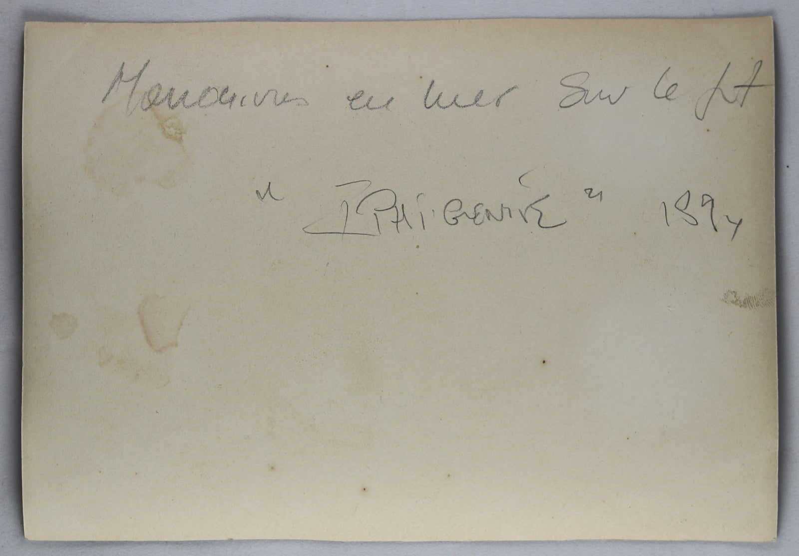 1894 photo frégate à trois mâts l’Iphigénie #1 de 3