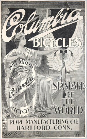 1897 magazine advertising for Columbia Bicycles – Pope Manufacturing