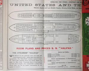 1897 pamphlet Canada Atlantic & Plant Steamship Line – Summer Service