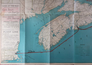 1897 pamphlet Canada Atlantic & Plant Steamship Line – Summer Service