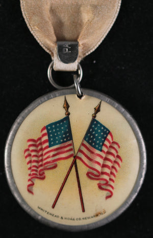 1898 Pennsylvania ribbon & button,  Albright for Supreme Court Justice