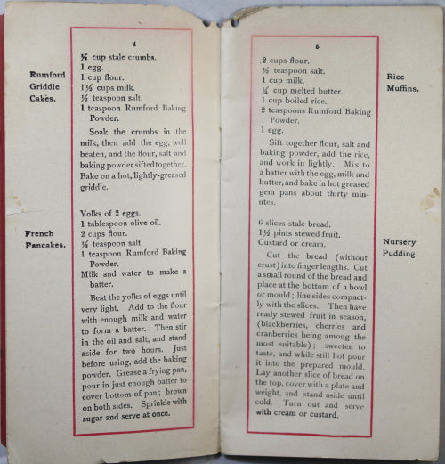 1900 ‘Cooking made Easy’ by Lily Haxworth, Rumford Baking Powder 1900 ‘Cooking made Easy’ by Lily Haxworth, Rumford Baking Powder
