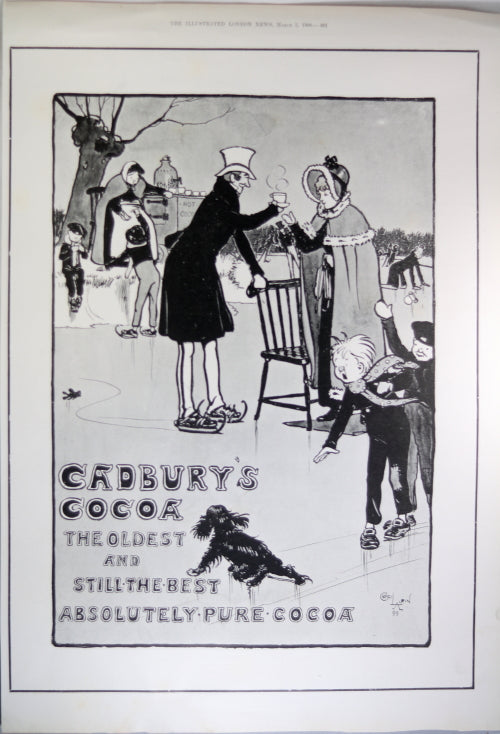 1900 full page UK  newspaper advertising for Cadbury's Cocoa #2