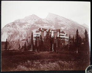 1900s CPR Hotel Banff Alberta photo J.H. Clarke