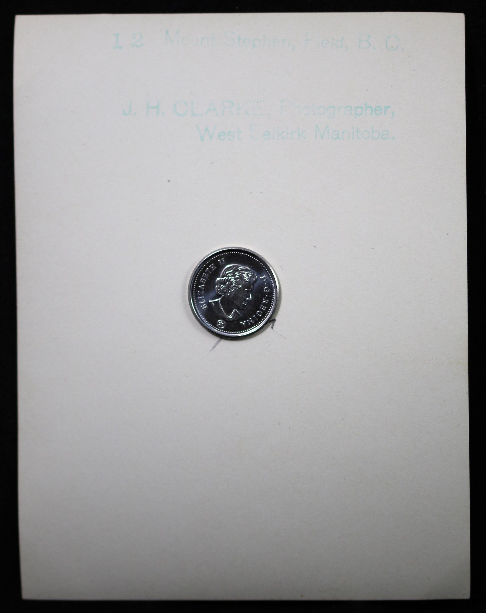 1900s Mount Stephen British Columbia CPR photo - J.H. Clarke