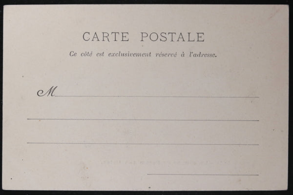 1902 France, trois cartes postales avec images cirque Barnum & Bailey