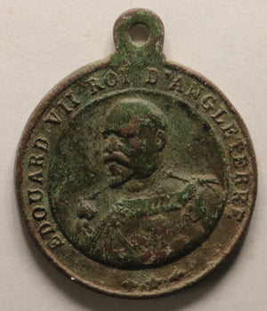 1903 souvenir French medal visit of King Edward VII to Paris