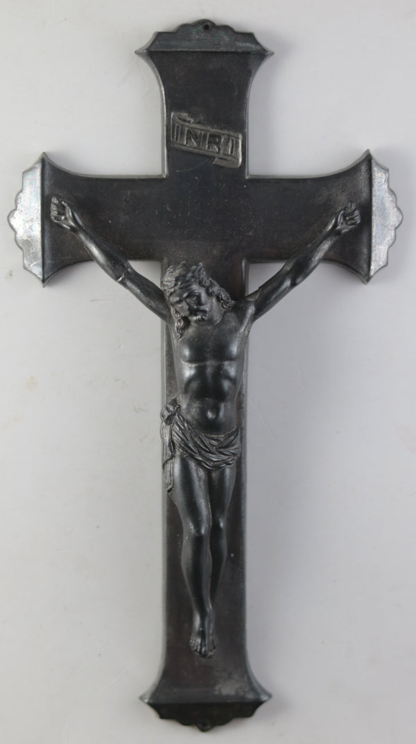 1904 Canada coffin plaque, cross and photo (Louis Descrochers)