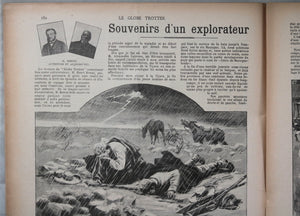 1904 France deux journaux d’aventures 'Le Globe Trotter' #111 et #112