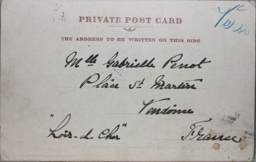 1904 photo postcard of deer hunt Nipissing Ontario